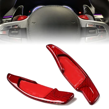 

2Pcs Carbon Fiber Car Steering Wheel Shift Paddle Extension Shifter For BMW G30 G38 G10 G12 5 7 Series 2018
