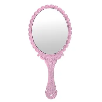 

2pcs Handheld Makeup Mirrors Party Favors Portable Cosmetic Mirror Gift Mirror for Students Girls Ladies