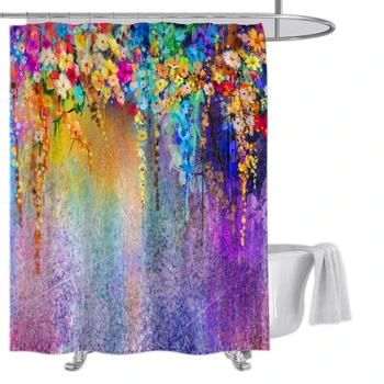 

Shower Curtain With HooksAnti-Microbial Mildew Resistant Bathroom Shower Curtain LinerShower Curtain WaterProof Bath Screen