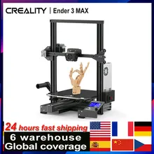 Creality Ender-3 max impressora 3d kit estrutura integrada 300*300*340mm construir suporte de volume impressão silenciosa/segurança fonte de alimentação