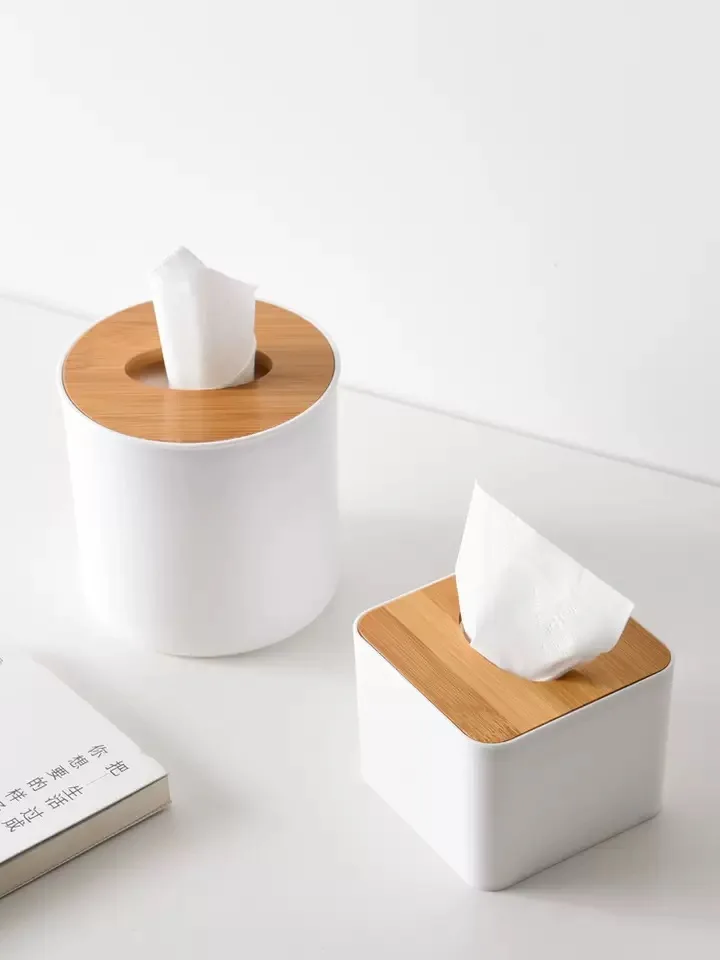 Plastic Tissue Box Removable Cover Napkin Holder Storage Organizer Tissue Holder Case Home Decoration