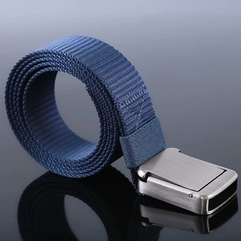 

Canvas Hot Tactical Casual Belts Men's Fashion Wild Korean Thicken Long Cloth Belts Male Knitted Waistband