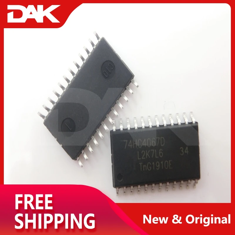 10 шт. 74HC4067D SOP24 16-канальный аналоговый мультиплексор/демультиплексор IC чип