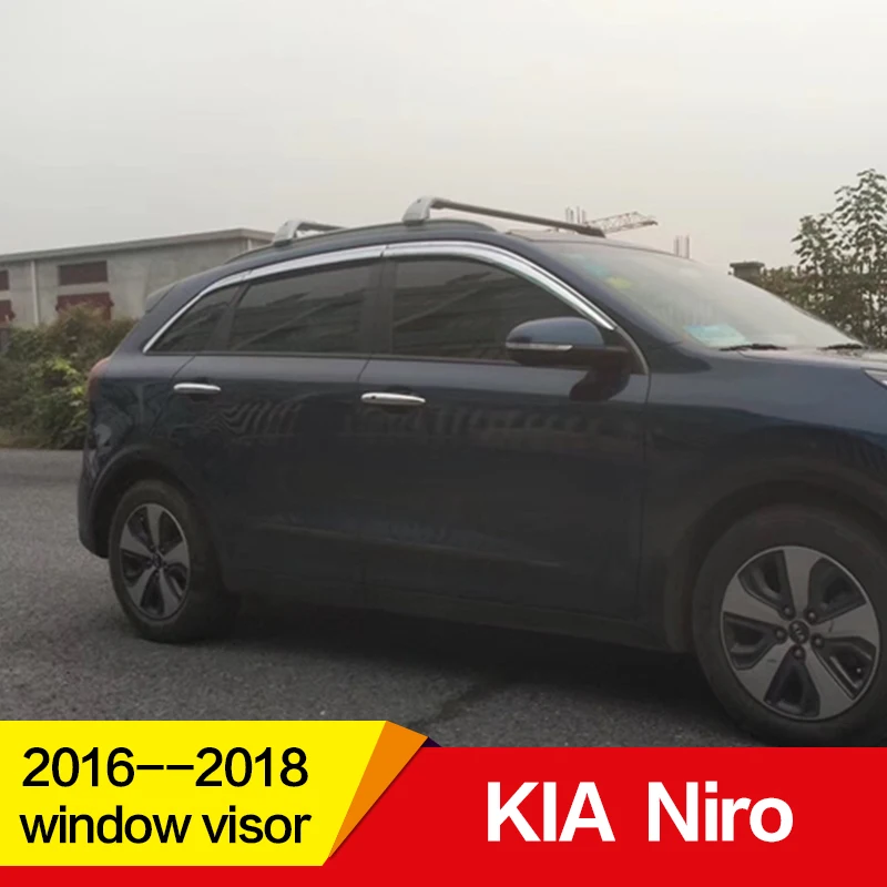 Использовать для kia Niro окно козырек 17 18 лет Покрытие Серебряная сторона Солнце Дождь защитный чехол внешние аксессуары