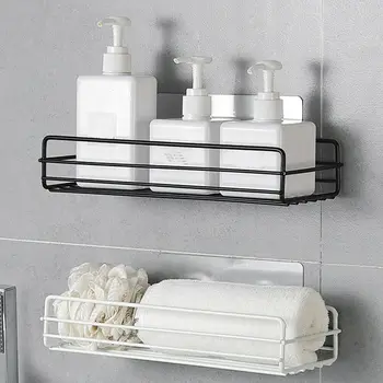 

Kitchen Bathroom Shower Caddy Shelf Wall Mount Corner Organizer Storage Rack DIN889