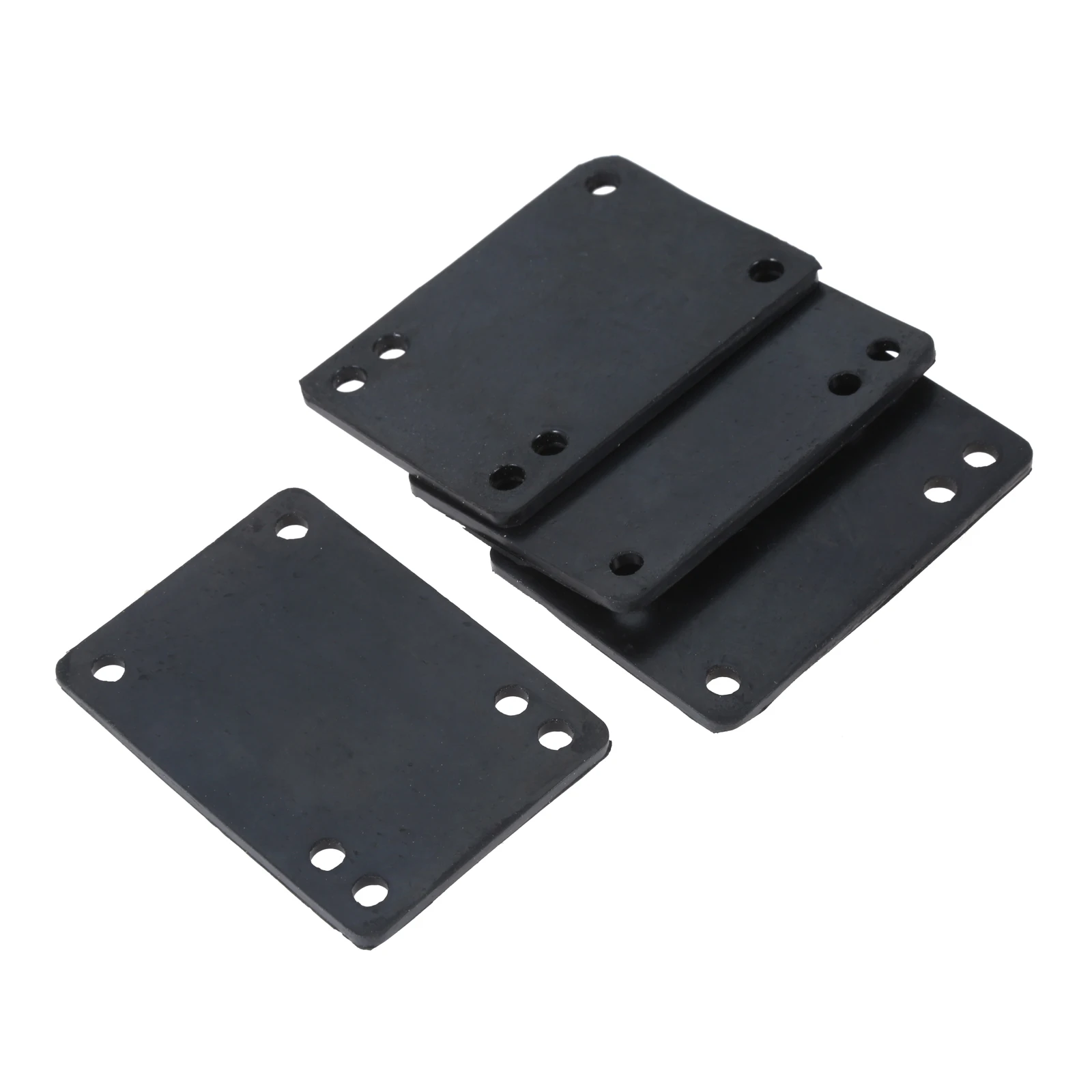 4 Pezzi Di Gomma Morbida Skateboard Riser Pad Land Surf Skate Cruiser Longboard Deck Assorbimento Degli Urti Camion Staffa Ponte Guarnizione 76X55Mm