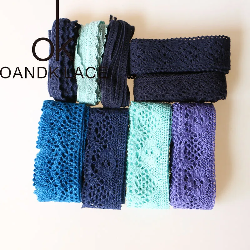 5 Yards Cotton Lace Ribbon Handmade Patchwork Scrapbook Craft for DIY Apparel Sewing Accessories lace ribbon,cotton ribbon,lace sewing supplies,lace sewing accessories,lace accessories,lace garment accessories