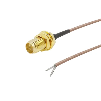 

RP SMA Female Socket to PCB Tin Solder RG316 Coaxial Cable Pigtail Wire Connector Adapter for WIFI Wireless Router GPS GPRS