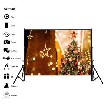 

Christmas Theme Series Photography Background Cloth Home Wall Art Decorative Poster Prints Photo Studio Non-woven Backdrop Props