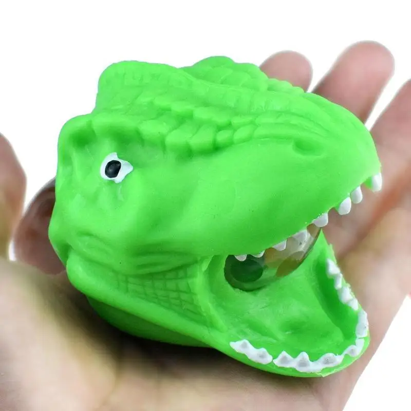 Динозавр сжимает мяч Игрушка снятие стресса для детей игрушка для детей и взрослых случайный цвет лечебное успокаивающее давление Саморегулирование