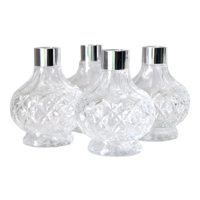 4 Otthoni Illatos Üveg Diffúziós Palackok, Finom Illóolajok Tartály 200 Ml -Es Szettje