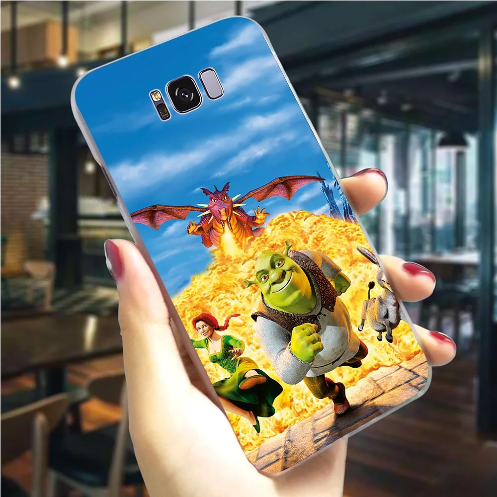 Чехол для телефона Samsung M30 зеленый чехол Шрек Note 8 9 M10/M20 Galaxy S6/S7 Edge S8/S9/S10 Plus