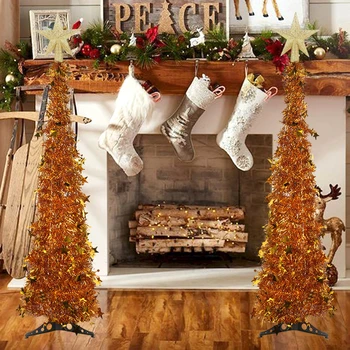 

1.2m christmas tree christmas decorations for home Detachable DIY gold star christmas tree xmas Navidad artificial tree natal