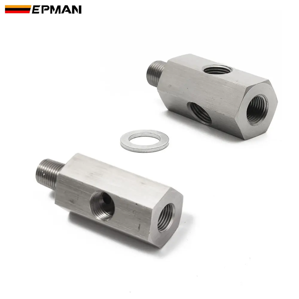 EPMAN 1/8 ''NPT &amp 1/8&quot BSPT M10 датчик давления масла тройник адаптер турбоподача