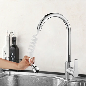 

Long Hose Flexible Faucet Extended Sprayer Kitchen Sink Tap Diffuser Rotatable Filter Sprayer Faucet Nozzle Shower Bath Devices