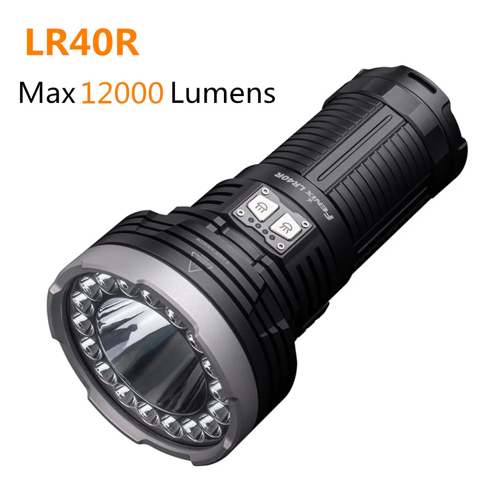 FENIX LR40R Lampe torche rechargeable Noir 