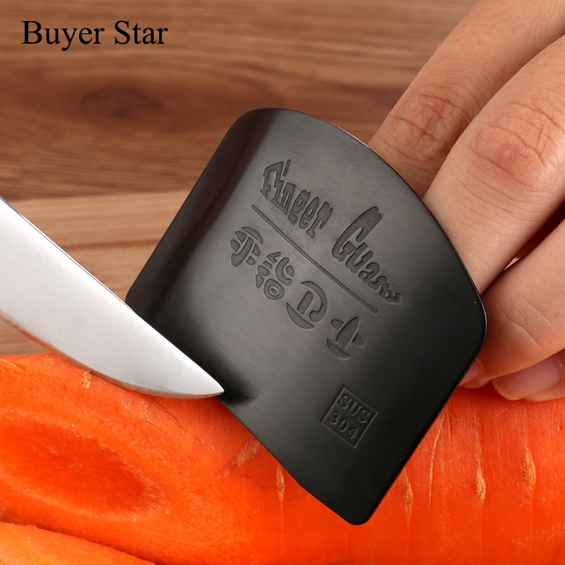 2PCS Finger Guard Protect Finger Hand Cut Hand Protector Knife Cut Protection Tool Stainless Steel Kitchen Tool Gadgets