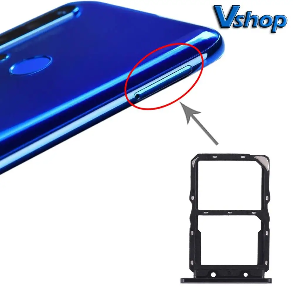 Для huawei Nova 5 лоток для sim-карт+ нм лоток для карт для huawei Nova 5 Слот для sim-карт Miscro нм лоток для карт