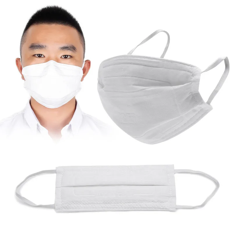 

100PCS Non-woven Face Mask Respirator mascarillas de proteccion Masks Protection mask 50PCS Ear Shield mascherina maska ochronna