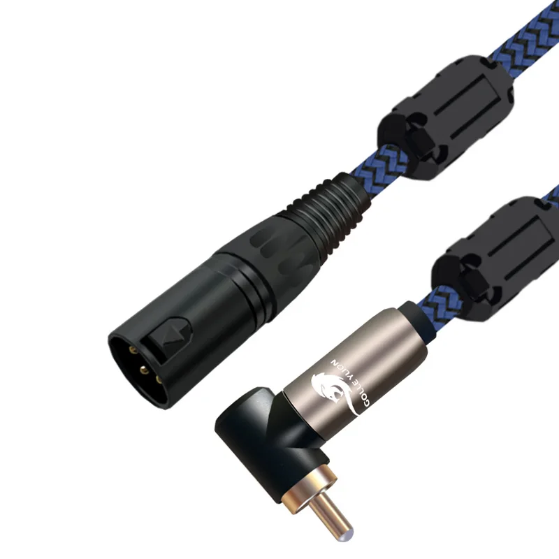 Аудиокабель XLR Male to RCA динамик DVD звуковая коробка миксер консоли усилители