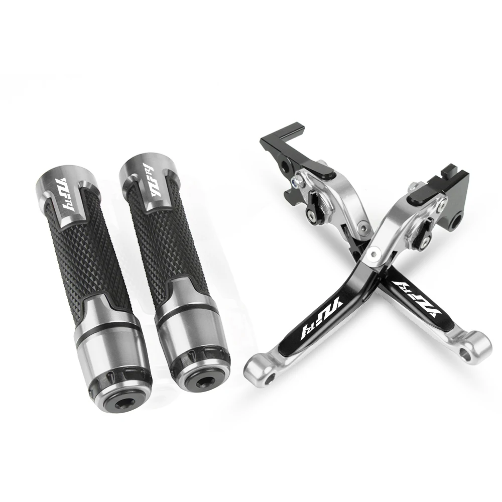 YZF R1 Motorcycle CNC Aluminum Folding Extendable Brake Clutch Levers Handlebar Hand Grips Set For Yamaha YZF R1/R1M