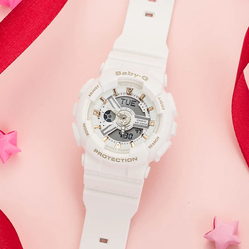 Casio Часы BABY-G многофункциональные спортивные женские часы BA-110GA-7A1