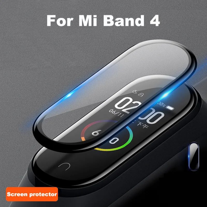 Защитная пленка для mi band 4 3 ремешок (не закаленное стекло)