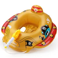Baby Swimming Pool Float With Water Gun Accessories Swim Ring Inflatable Floating Fun Toys Swim Seat Boat For 3-6Y 2