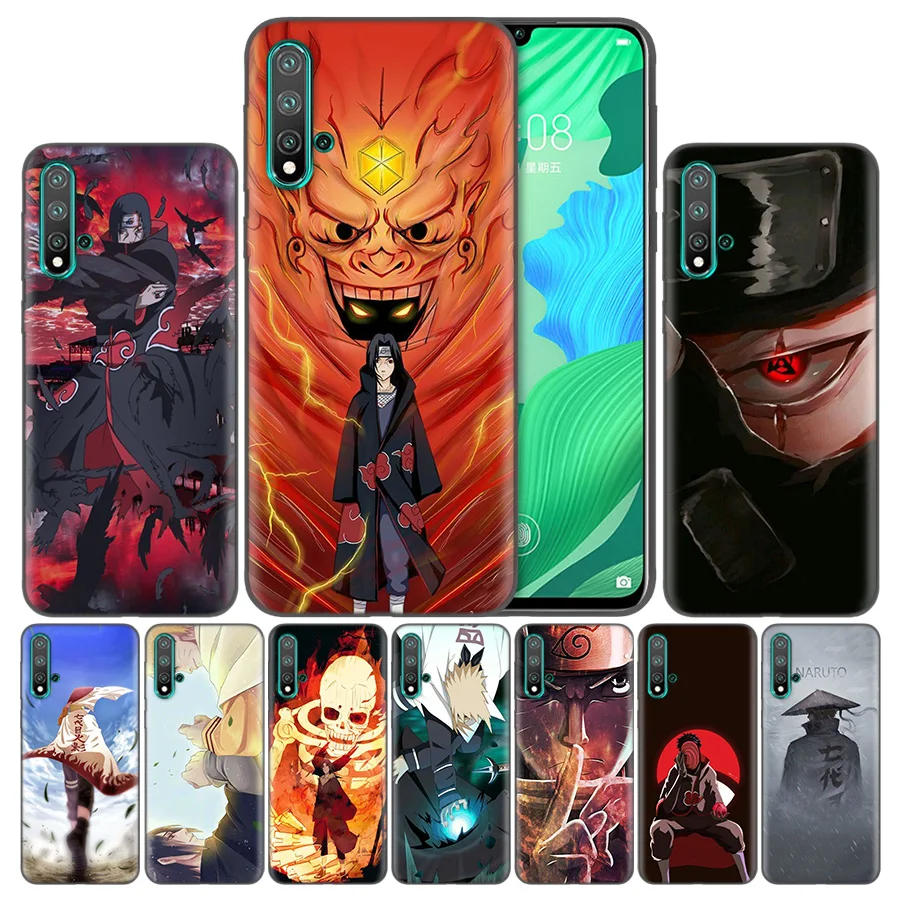 

Anime Naruto Bag Soft Phone Cases For Huawei Honor 20 P20 P Smart Z Nova 5 Y6 Y7 Y9 lite Pro Plus 8X 2019 Cover Coque