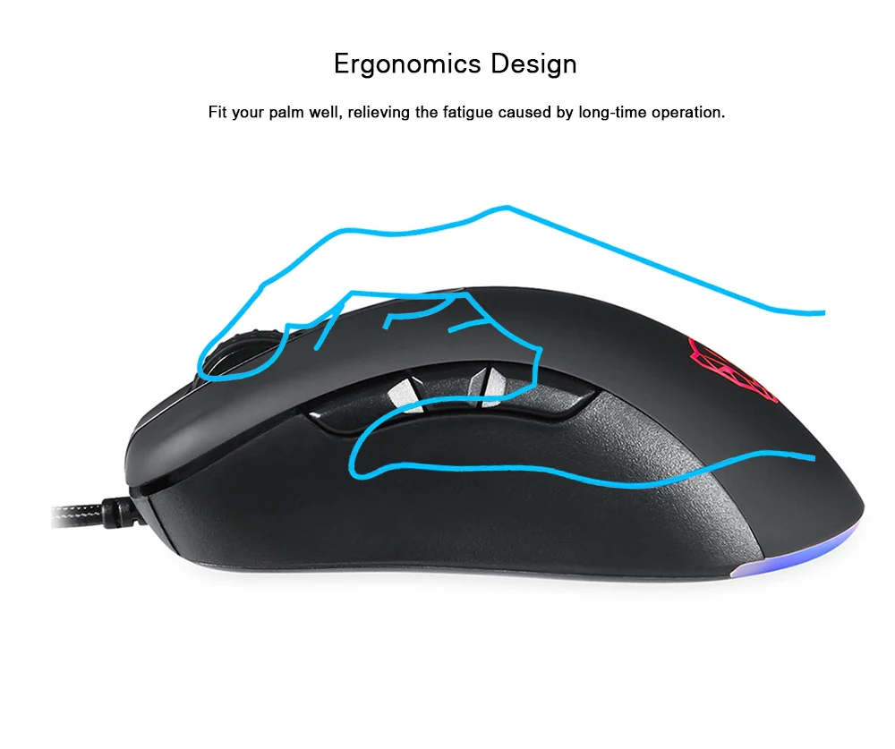 MOTOSPEED V100 RGB Проводная игровая клавиатура Мышь оригинальный PAW3327 Оптический