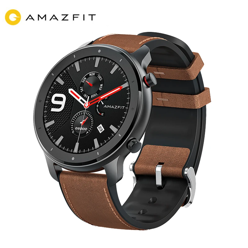 

Global Version AMAZFIT GTR Smart Watch GPS 5ATM Waterproof Smartwatch 47mm Bluetooth 5.0 24Days Battery 12 Sports Modes