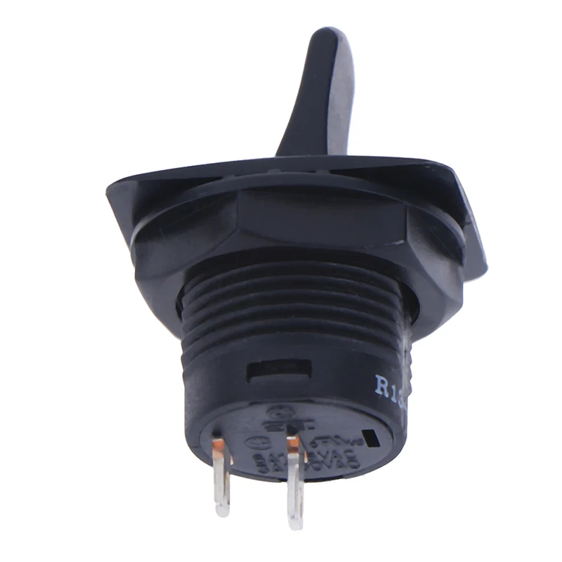 

1PC 6A 125VAC / 3A 250VAC R13-402A Round ON-ON SPDT Maintained Toggle Switch 2Pin