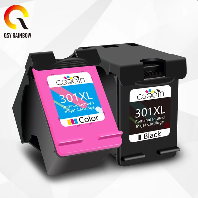 QSYRAINBOW 301XL for hp 301 xl hp301 ink cartridges for hp Deskjet 2050  1000 1050 2510 3000 3054 Envy 0se 3050A 3052A