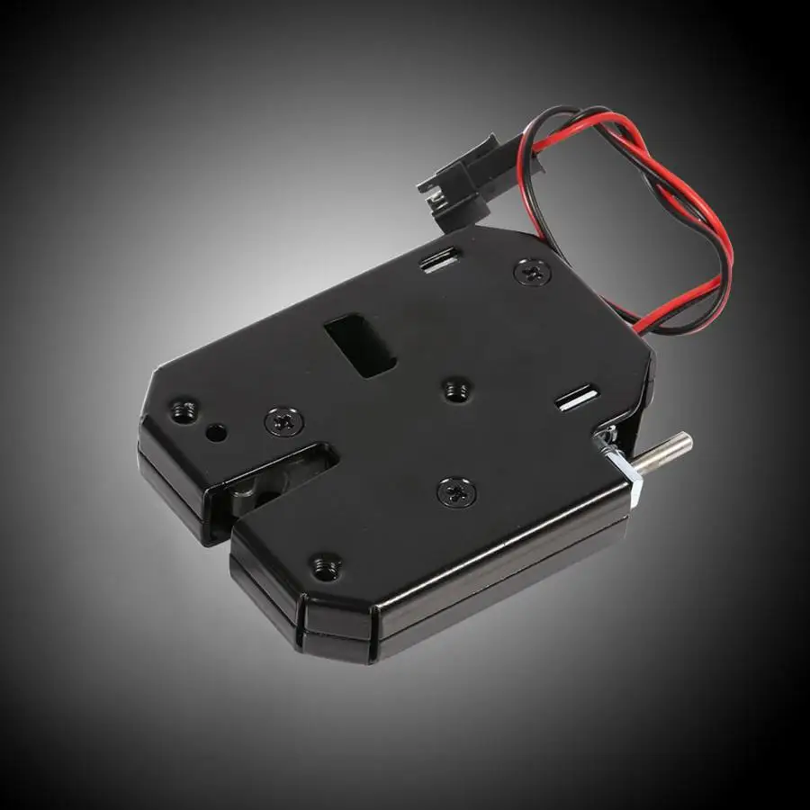 DC 12V 2A электромагнитный Электрический шкаф управления защелки ящика замок защелка из углеродистой стали черный хороший