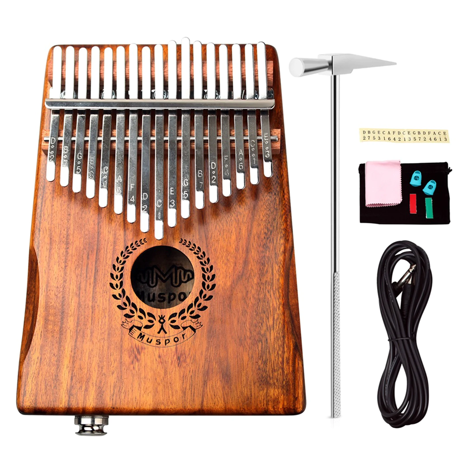 Пианино Kalimba для большого пальца 17 клавиш портативный инструмент пианино на