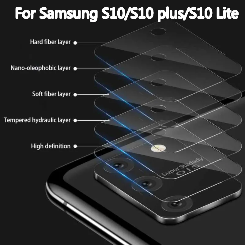 Camera Lens Film Ultra-thin Rear Tempered Glass HD Screen Protectors Film Protector For Samsung S10/S10 Plus/S10 Lite TXTB1
