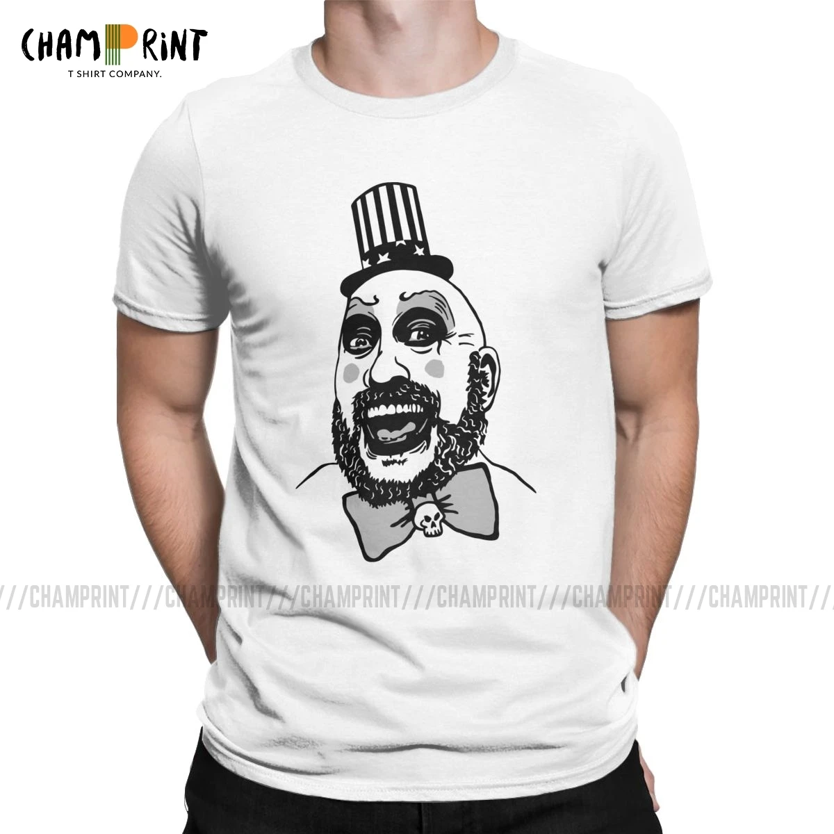 Captain Spaulding's футболка мужская домашняя 1000 трупов подарок на Хэллоуин с короткими