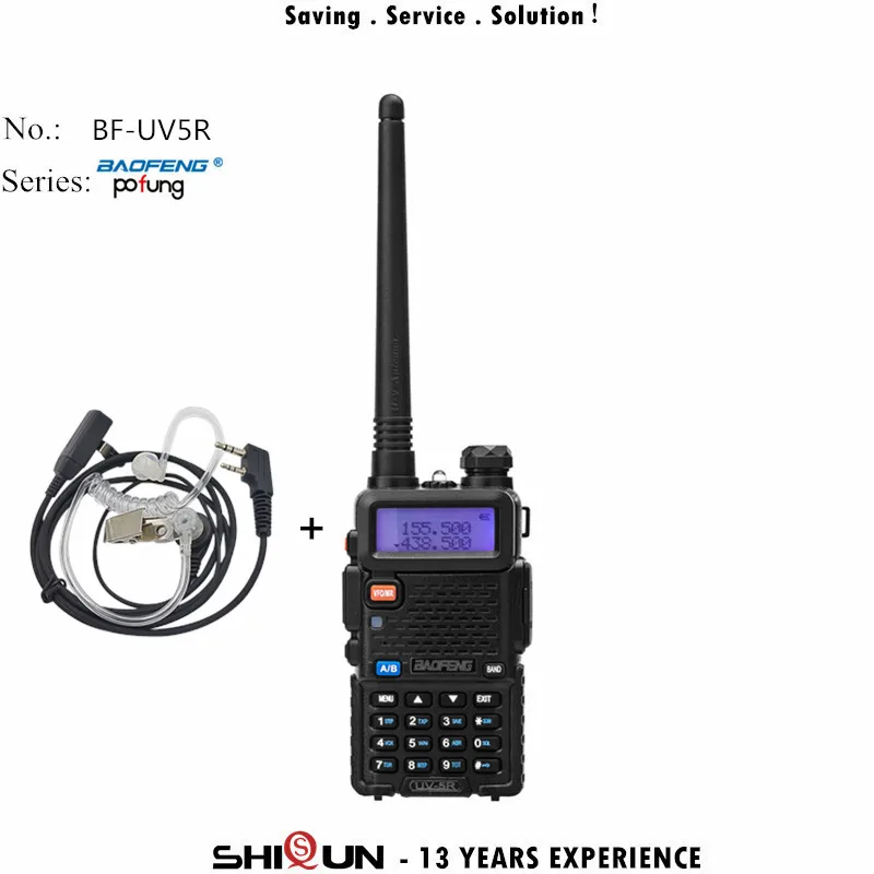 Hot 1PC or 2PCS Baofeng UV-5R Walkie Talkie Dual Band Baofeng UV5R Portable  5W UHF VHF Two Way Radio Pofung UV 5R HF Transceiver