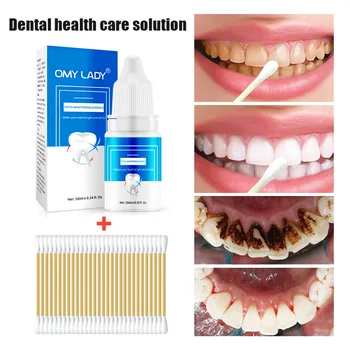 

NEW Teeth Whitening Brush Essence Plaque Stains Remover Tooth Bleaching Oral Hygiene Care