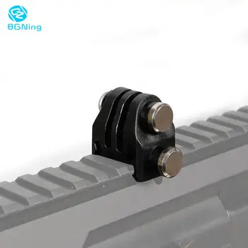 

Hunting Shot Accessories 20mm Picatinny Rail Mount Airsoft Gun Adapter Rifle Laser for GoPro EKEN OSMO Action Hunting Camera