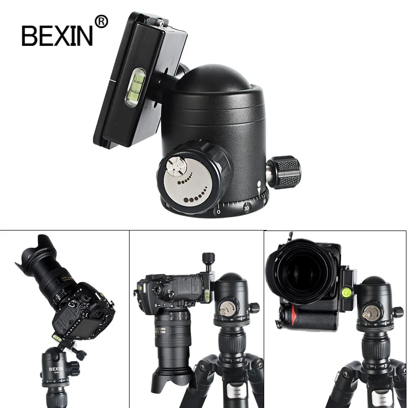 BEXIN Professional Tripod Ball Head 360 Angle
