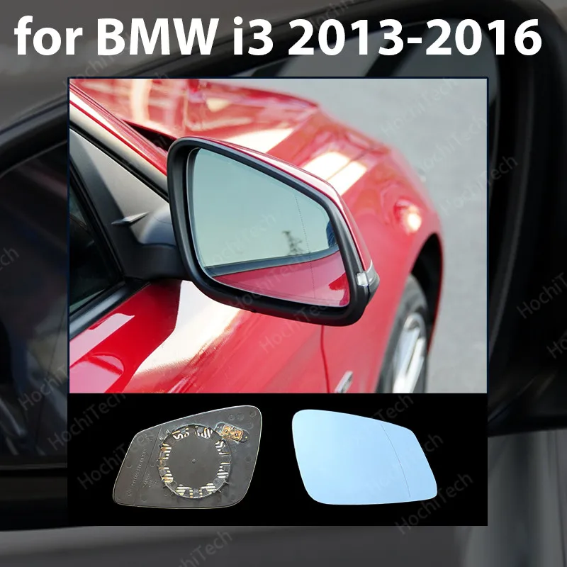 

Wing Side View Electric Left & Right Mirror Glass Blue Heated for BMW i3 I01 i3 s Electric i3 Range Extender 2013-2016
