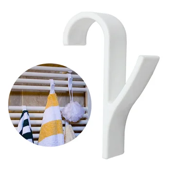 

Bathroom plastic hanger hook heating towel rack radiator tube is small and durable