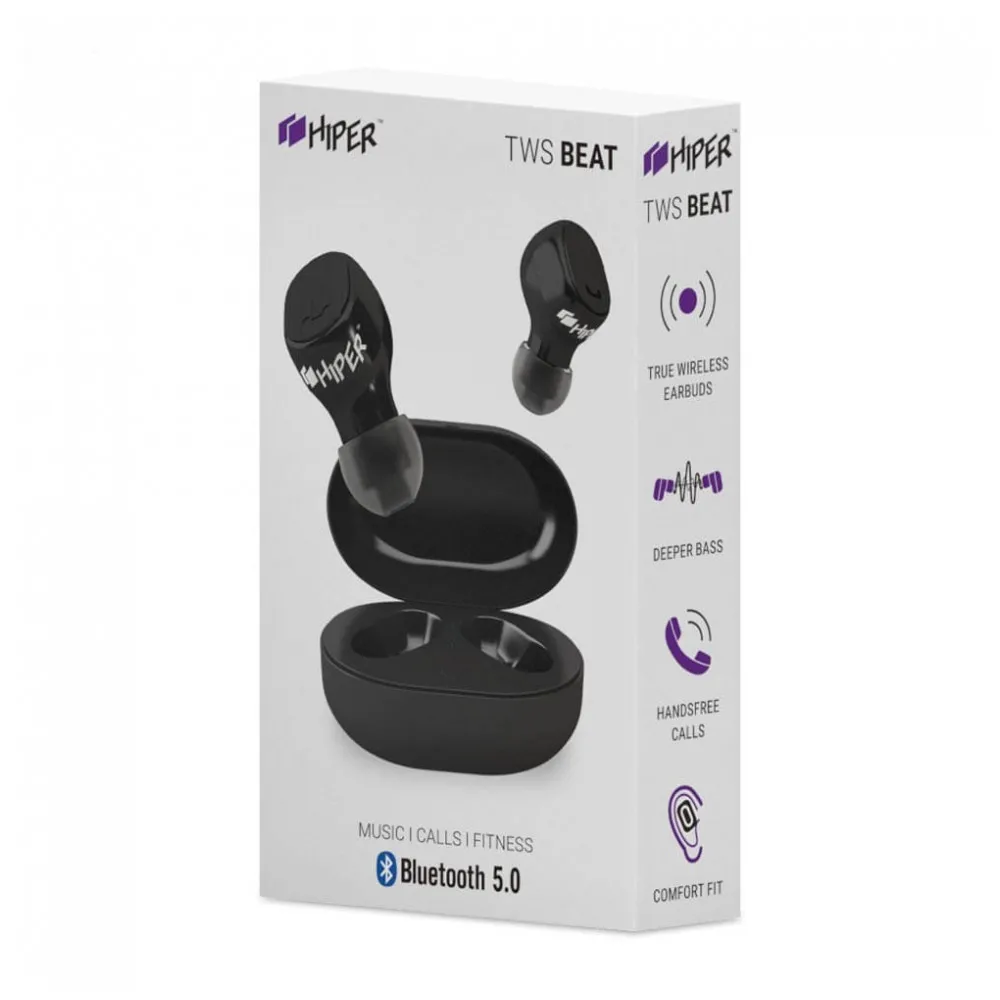 Earphones Headphones HIPER Beat wireless headphone TWS headset in ear earphone BEAT With Microphone