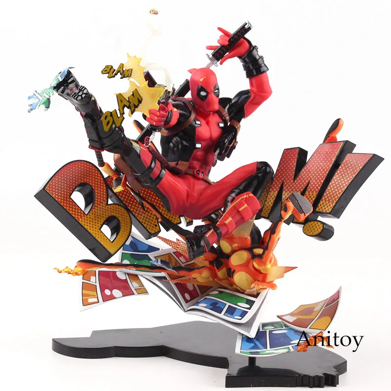 

Deadpool Breaking The Fourth Wall PVC Action Figure Collectible Model Toy 20cm