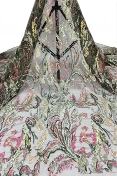 

best quality CiCi-38.8804 embroidered African Tulle Lace Fabric African French Lace Fabric with embroidery