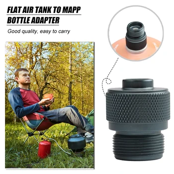 

For Outdoor Camping Lindal Valve Tank to Welding Propane Cylinder Converter for Outdoor Picnic Camping Supplies