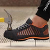 2022 New Breathable Men Safety Shoes Steel Toe Non-Slip Work Boots Indestructible Shoes Puncture-Proof Work Sneakers Men ► Photo 3/6