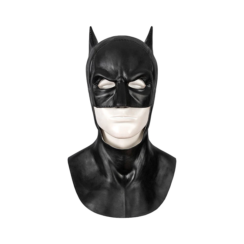 bak canvas kampioen 2022 Adult Men Bat Superhero Cosplay Bruce Wayne Costume Halloween  Masquerade Mask Black Latex Accessories - Masks & Eyewear - AliExpress