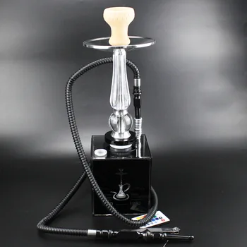 

Acrylic Square Glass Shisha Hookah Arabian Hookah Water Bong Dab Tool Portable Hookah Smoke Pipe